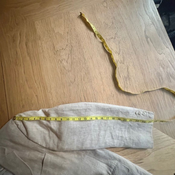 PALM BEACH Brock Natural Linen 2 Button Blazer Sport Coat Jacket Mens XL;48R EUC - Picture 12 of 12